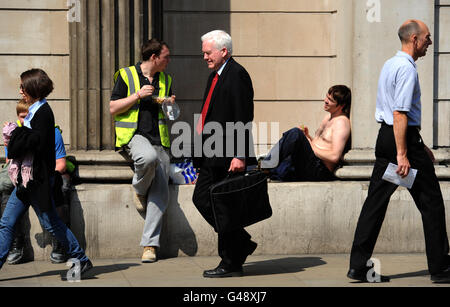 Das Wetter im Frühling April 20 Stockfoto