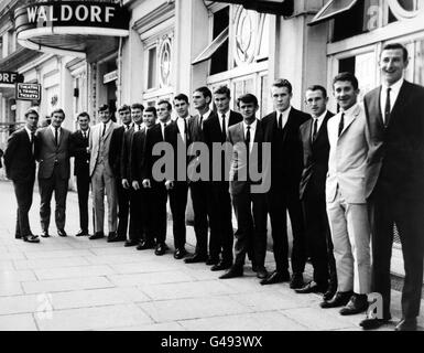 Cricket - Australien auf den Britischen Inseln 1968 - Waldorf Hotel, London. Das Australian Touring Team Stockfoto