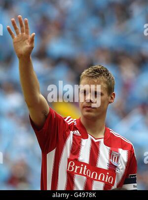 Fußball - FA Cup - Finale - Manchester City / Stoke City - Wembley Stadium. Ryan Shawcross, Stoke City Stockfoto