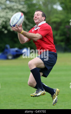 Rugby-Union - Schottland 7 Kader Ankündigung und Trainingseinheit - Murrayfield Stadion Stockfoto