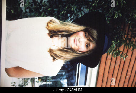 Familienalbum Bild von Lady Diana Spencer in Itchenor, West Sussex im Sommer 1970. Stockfoto