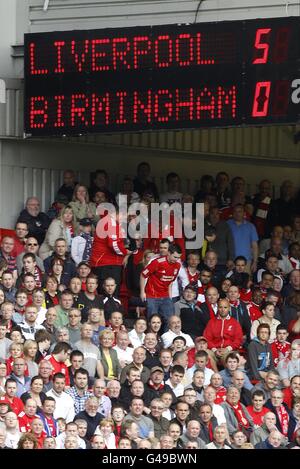 Fußball - Barclays Premier League - Liverpool gegen Birmingham City - Anfield Road Stockfoto