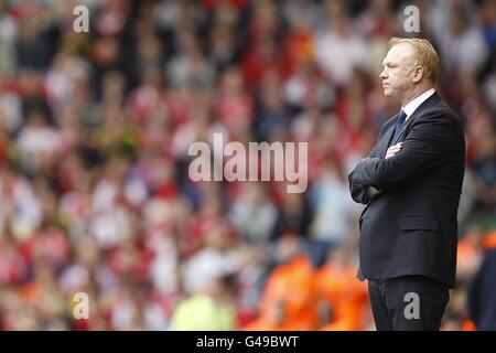 Fußball - Barclays Premier League - Liverpool - Birmingham City - Anfield. Alex McLeish, Birmingham City Manager Stockfoto