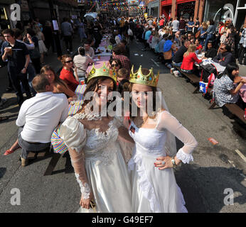 Die königliche Hochzeit Stockfoto