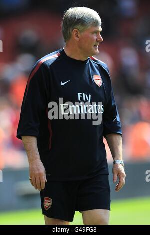 Fußball - Barclays Premier League - Arsenal gegen Manchester United - Emirates Stadium. Pat Rce, Arsenal Assistant Manager Stockfoto