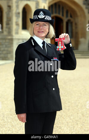 Investitur in Windsor Castle Stockfoto