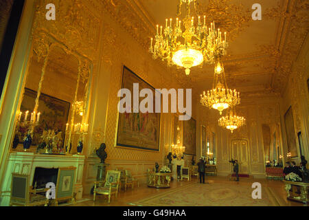 Gebäude und Wahrzeichen - restaurierte Schloss Windsor - Berkshire Stockfoto