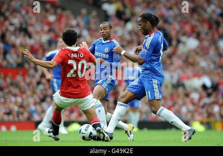 Fußball - Barclays Premier League - Manchester United gegen Chelsea - Old Trafford Stockfoto