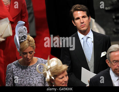 Prinz Pavlos von Griechenland und Ehefrau Marie-Chantal Miller Stockfoto