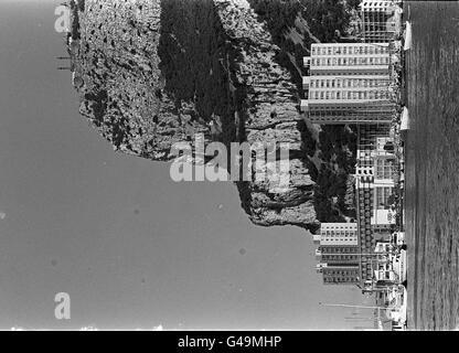 FELSEN VON GIBRALTAR Stockfoto