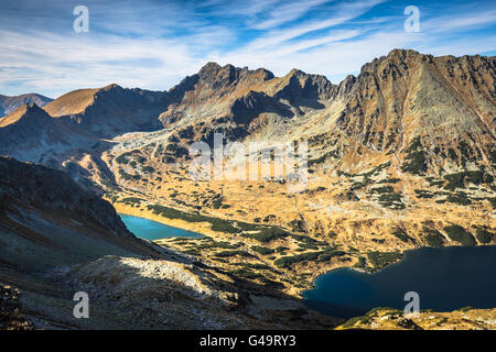 Beaitiful Bergsee im Sommer, Tal der fünf Seen, Polen-Zakopane Stockfoto