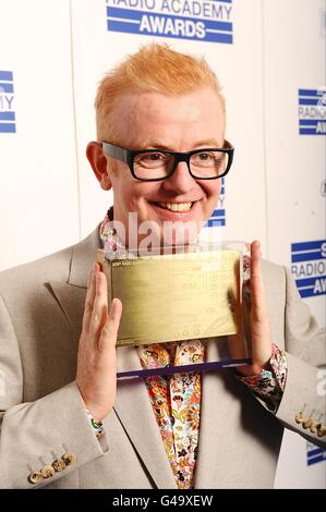 Chris Evans bei den Sony Radio Academy Awards 2011 im Grosvenor House Hotel, London Stockfoto