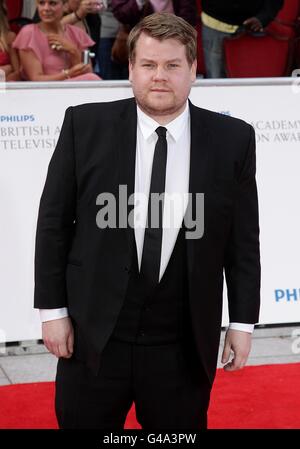 James Corden bei der Ankunft für die Philips British Academy Television Awards im Grosvenor House, 90 Park Lane, London. Stockfoto