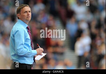 Fußball - Barclays Premier League - West Ham United / Sunderland - Upton Park. Kevin Keen, Manager von West Ham United Stockfoto