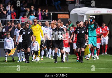 Fußball - Barclays Premier League - Fulham V Arsenal - Craven Cottage Stockfoto