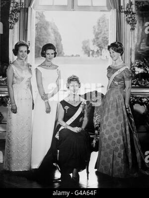 Royalty - Königin Ingrid - Kopenhagen, Dänemark Stockfoto