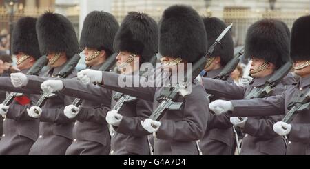 Verteidigung ethnischen Gardisten Stockfoto