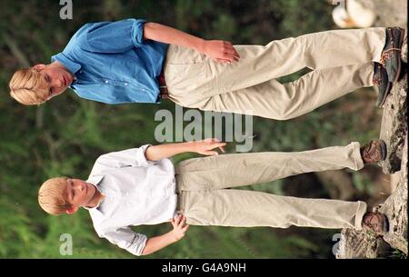 Königliche Harry & William filer Stockfoto