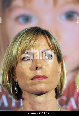 Kate McCann hält eine Pressekonferenz im Zentrum von London zu ihrem kürzlich erschienenen Buch „Madeleine“ über das Verschwinden ihrer Tochter im Jahr 2007 ab. Stockfoto