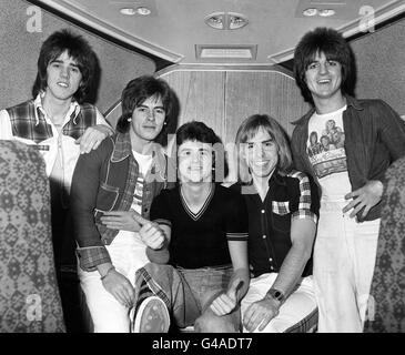 Bay City Rollers - Flughafen Heathrow - London Stockfoto