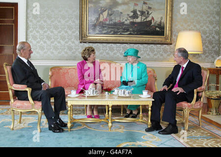 Royalty - Königin Elizabeth II Staatsbesuch in Irland Stockfoto