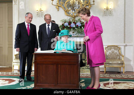 Royalty - Königin Elizabeth II Staatsbesuch in Irland Stockfoto