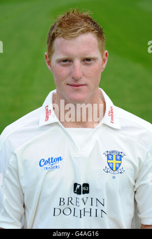 Cricket - Durham County Cricket Club - Fototermin - am Flussufer Boden Stockfoto