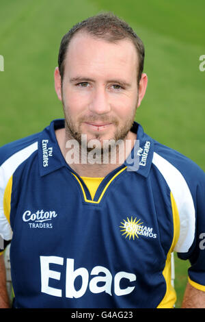 Cricket - Durham County Cricket Club - Fototermin - am Flussufer Boden Stockfoto