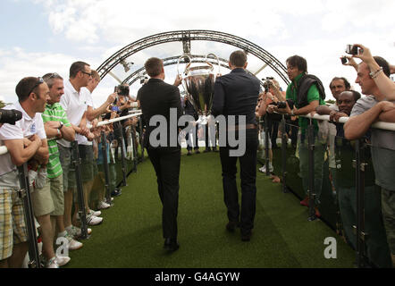 Fußball - UEFA Champions Festival Photocall - Hydepark Stockfoto