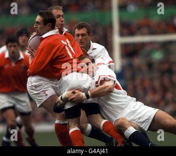 RUGBYU England V Wales Stockfoto