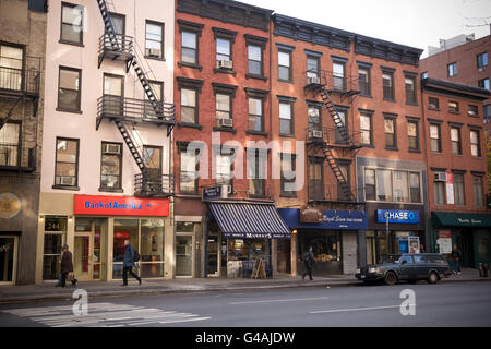 Blick auf die berühmte Murray Bagels Bagel Shop an der 8th Avenue in New York City, USA, 11. November 2008 Stockfoto
