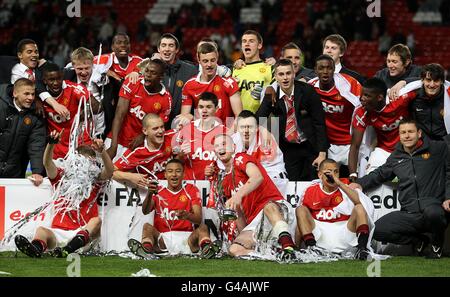 Fußball - FA Youth Cup - Final - Rückspiel - Manchester United gegen Sheffield United - Old Trafford Stockfoto