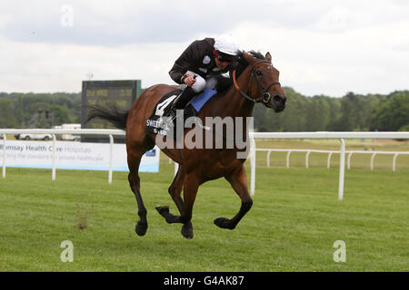 Horse Racing - Bereich Charity Race Day - Newbury Racecourse Stockfoto