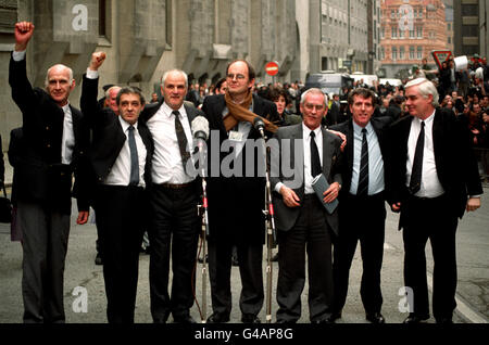 Birmingham sechs feiern Sieg Stockfoto