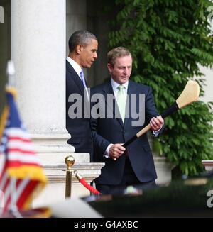 Präsident Obama Besuch in Irland - Tag eins Stockfoto