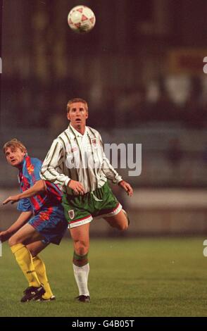 96 QUALIFIER FUßBALLRASEN Stockfoto