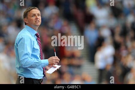 Fußball - Barclays Premier League - West Ham United / Sunderland - Upton Park. Kevin Keen, Manager von West Ham United Stockfoto