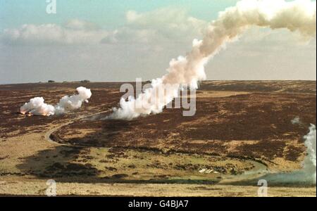 Rakete/Dartmoor 03 Stockfoto