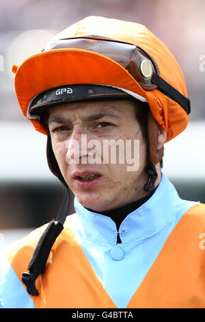 Pferderennen - Königlicher Hochzeitstag - Doncaster Racecourse. Patrick Mathers, Jockey Stockfoto