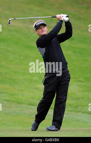 Golf - BMW PGA Championship 2011 - erster Tag - Wentworth Golf Club. Soren Kjeldsen in Dänemark Stockfoto