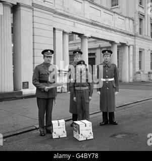 Die britische Armee - Ist Battlion, der Scots Guards - London Stockfoto