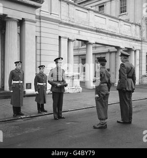 Die britische Armee - Ist Battlion, der Scots Guards - London Stockfoto