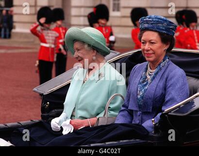 ROYAL Queen Mutter /Margaret Stockfoto