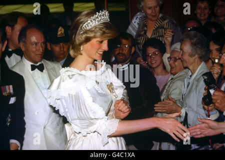Royalty - Prinz und die Prinzessin von Wales nach Kanada zu besuchen Stockfoto