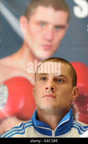 Boxen - Ricky Burns und Nicky Cook-Pressekonferenz - Hilton Liverpool Stockfoto