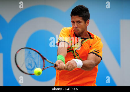 Tennis - AEGON Championships 2011 - Tag vier - The Queen's Club. Der spanische Fernando Verdasco in Aktion Stockfoto