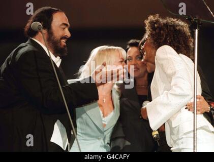 Spice Girls/Pavarotti 4 Stockfoto