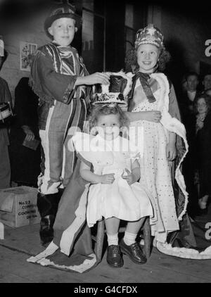 Royalty - Krönung von Queen Elizabeth II - London Stockfoto