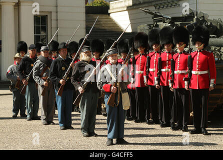 Der britische militärische Turnier-Start Stockfoto