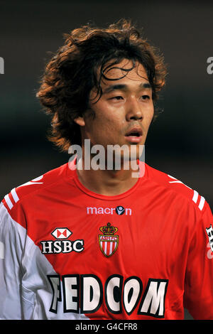 Fußball - Ligue 1 - AS Monaco / Olympique Lyonnais - Stade Louis II. Park Chu-Young, AS Monaco Stockfoto